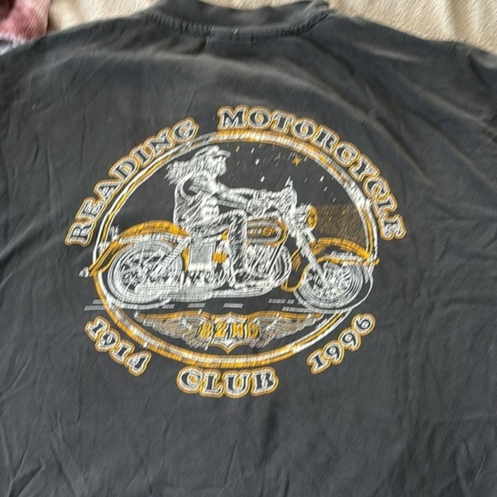 Vintage Reading motorcycle club 82nd anniversary T-shirt